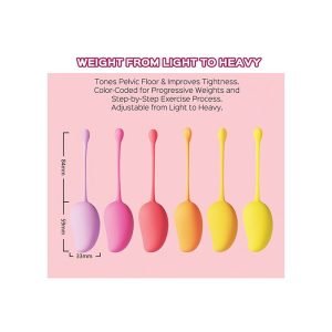 Mango Tropical 6 Weighted Kegel Ball Exercise Set Infographic 4